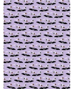 Vel Decopatch Papier Textuur Halloween vleermuis