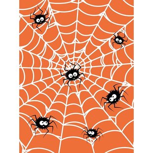 Vel Decopatch Papier Textuur Halloween Metallic Spinnenweb
