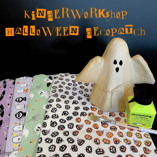 Creaflex Kinderworkshop Woensdag 14 oktober 14.30 tot 16.30 uur - Halloween