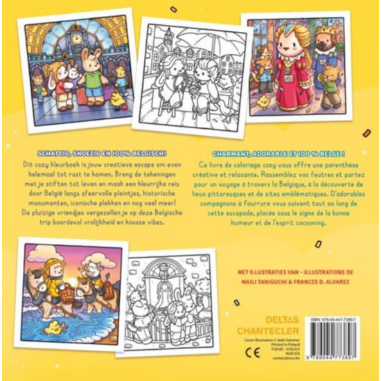 Deltas Cozy Belgium Kleurboek Jade Summer