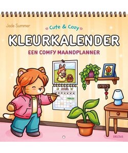 Cute& Cozy Kleurkalender een comfy maandplanner Jade Summer