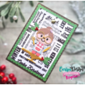 Carlijn Design Carlijn Design Clear Stamps A6 Vakjes Kerst
