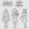 Crafter´s Companion Whimsical Photopolymer Stamp 'Tis the Season to be Shopping'