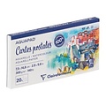 Clairefontaine Aquarel postcards 7,5x14,8cm, 300gr, 20 vel
