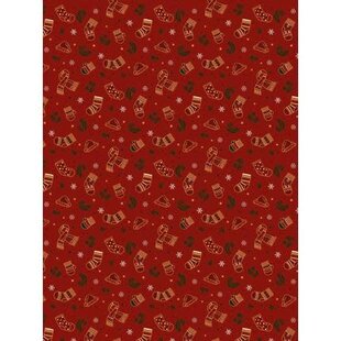 Vel Decopatch Papier Textuur Kerstsokken Rood