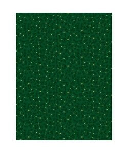 Vel Decopatch Papier Textuur Kerst hulstbladeren groen/goud