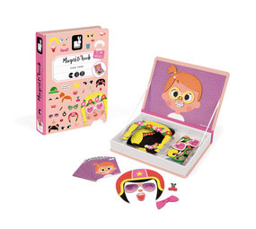 Janod Janod | Magnetibook | Gekke gezichten meisjes Janod Janod | Magnetibook | Gekke gezichten meisjes