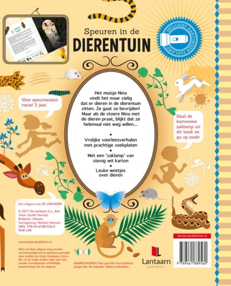 Boeken Boek | Speuren in de dierentuin Boeken Boek | Speuren in de dierentuin