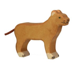 Holztiger Holzitger houten leeuwin 14x11x3 cm. Holztiger Holzitger houten leeuwin 14x11x3 cm.