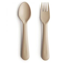 Mushie Mushie | Fork & Spoon | Ivory