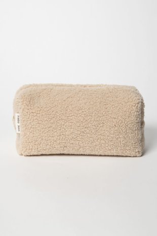 Studio Noos Studio Noos - Chuncky Pouch ecru teddy Studio Noos Studio Noos - Chuncky Pouch ecru teddy