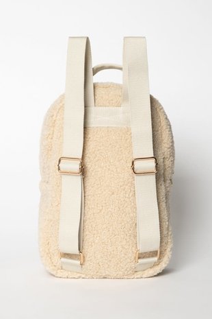 Studio Noos Studio Noos | Ecru Teddy | Mini Backpack