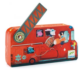 Djeco Djeco | Puzzel | De brandweerwagen (16st)