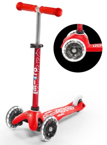 Micro Step Micro Step | Mini Micro step Deluxe LED | Rood Micro Step Micro Step | Mini Micro step Deluxe LED | Rood