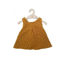 Hollie Hollie|Poppen jurkje orche dots Hollie Hollie|Poppen jurkje orche dots