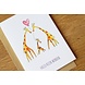 Juulz Juulz | Kaart | Hallo klein wonder giraffen roze Juulz Juulz | Kaart | Hallo klein wonder giraffen roze