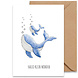 Juulz Juulz | Kaart | Hallo klein wonder walvis | Blauw Juulz Juulz | Kaart | Hallo klein wonder walvis | Blauw