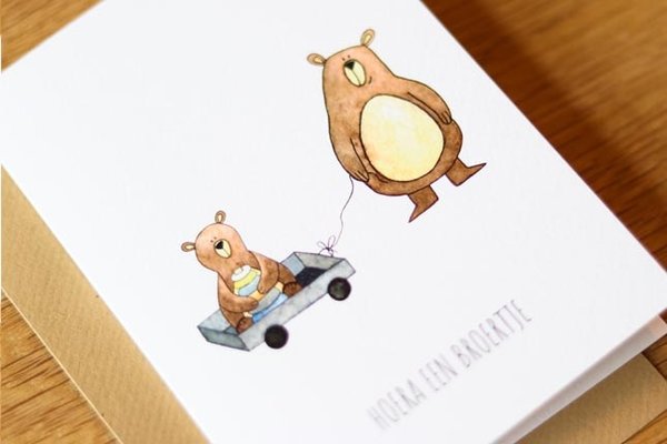 Juulz Juulz | Kaart | Hoera een broertje beren