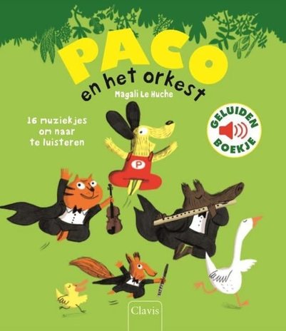 Boeken Boek | Paco en het orkest ( geluidenboek) Boeken Boek | Paco en het orkest ( geluidenboek)