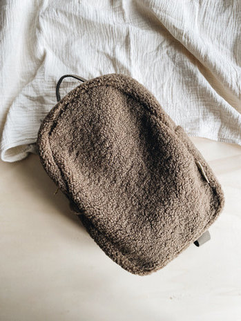 Studio Noos Studio Noos | Brown Teddy | Mini Backpack