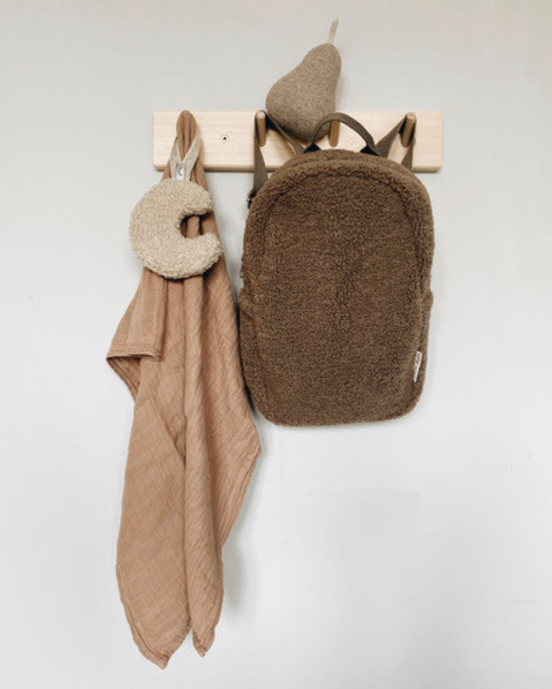 Studio Noos Studio Noos | Brown Teddy | Mini Backpack