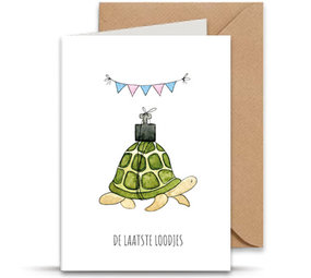 Juulz Juulz | Kaart | De laatste loodjes schildpad