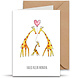 Juulz Juulz | Kaart | Hallo klein wonder giraffen roze Juulz Juulz | Kaart | Hallo klein wonder giraffen roze