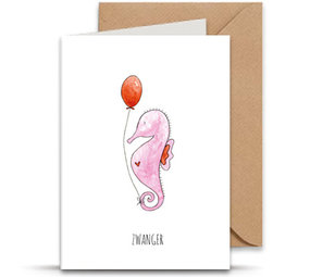 Juulz Juulz | Kaart | Zwanger zeepaardje Juulz Juulz | Kaart | Zwanger zeepaardje