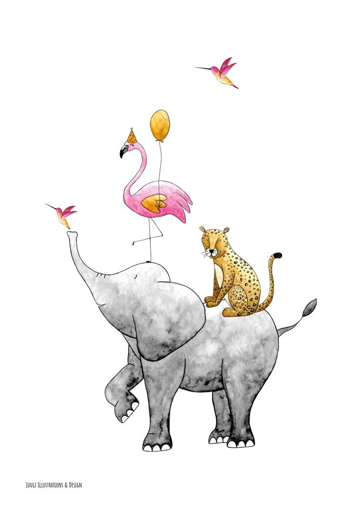 Juulz Juulz : Stapeldieren roze