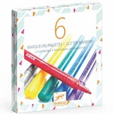 Djeco Djeco | Glitterstiften 6 stuks