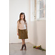 Phil & Phae Phil & Phae : Classic skirt - bronze olive Phil & Phae Phil & Phae : Classic skirt - bronze olive