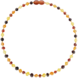 Barnsteen: Ketting ( ruw ) Multi color Barnsteen: Ketting ( ruw ) Multi color
