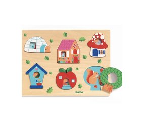 Djeco Djeco - Coucou house puzzel Djeco Djeco - Coucou house puzzel