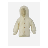 Engel Engel | Hooded jacket with wooden buttons | Naturel Engel Engel | Hooded jacket with wooden buttons | Naturel