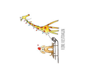 Juulz Juulz | Kaart | Fijne feestdagen giraf Juulz Juulz | Kaart | Fijne feestdagen giraf