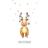 Juulz Juulz | Kaart | Fijne feestdagen rendier