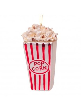 Vondels Vondels: Vondels : red/white popcorn H11cm Vondels Vondels: Vondels : red/white popcorn H11cm