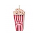 Vondels Vondels: Vondels : red/white popcorn H11cm Vondels Vondels: Vondels : red/white popcorn H11cm