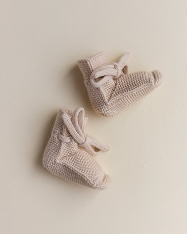 Hvid Hvid | Booties 0-9M | Oat Hvid Hvid | Booties 0-9M | Oat