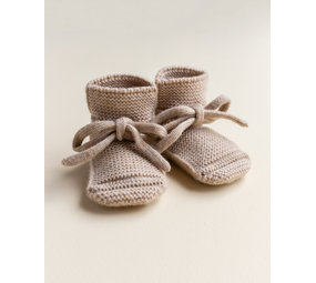 Hvid Hvid | Booties 0-9M | Sand Hvid Hvid | Booties 0-9M | Sand