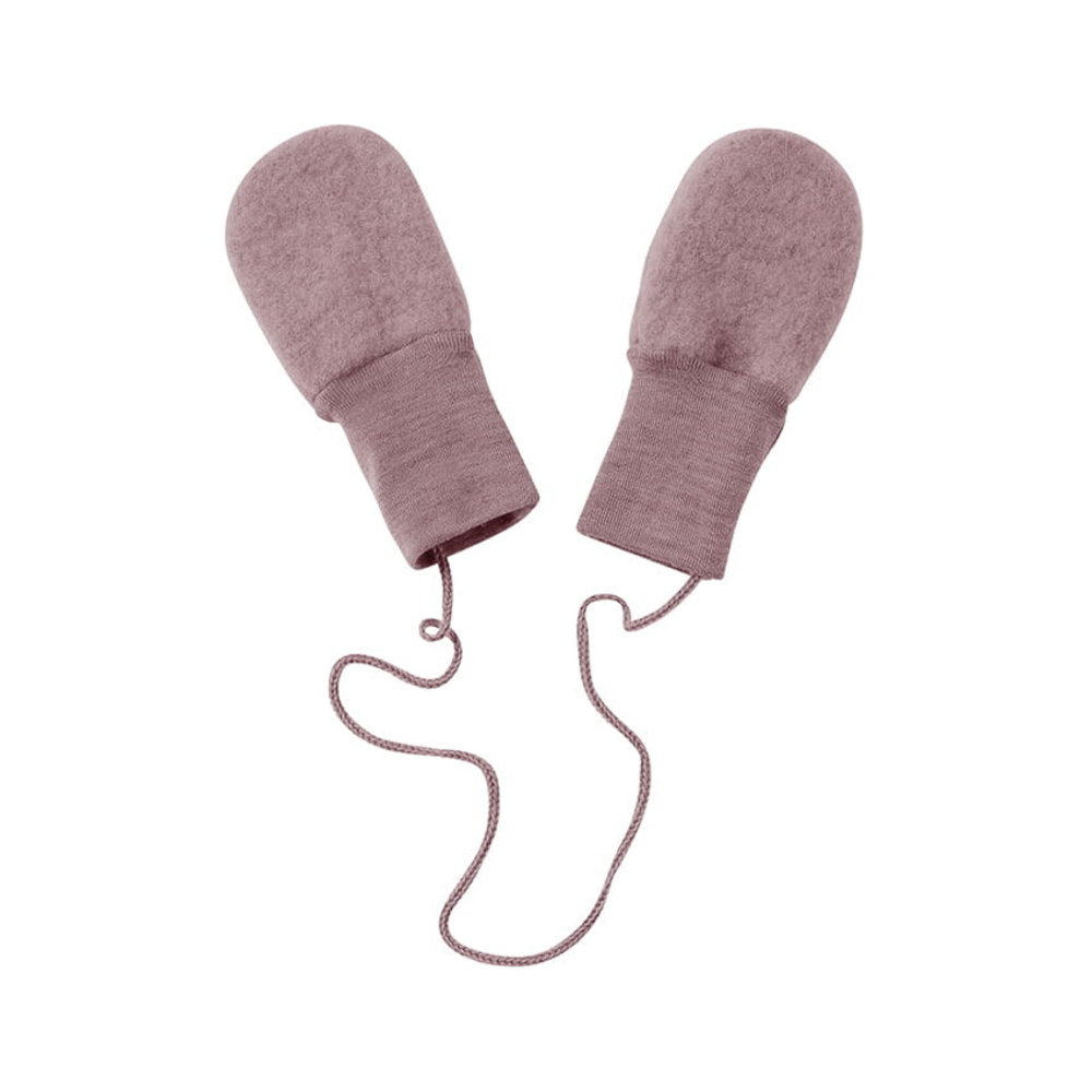 Engel Engel Natur: Baby Mittens Rosewood Melange