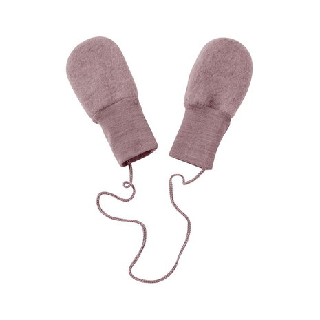 Engel Engel Natur: Baby Mittens Rosewood Melange