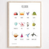 Juulz Juulz  : kleuren poster 21x30