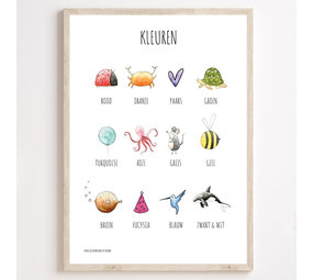 Juulz Juulz  : kleuren poster 21x30 Juulz Juulz  : kleuren poster 21x30