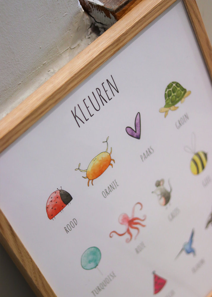 Juulz Juulz  : kleuren poster 21x30
