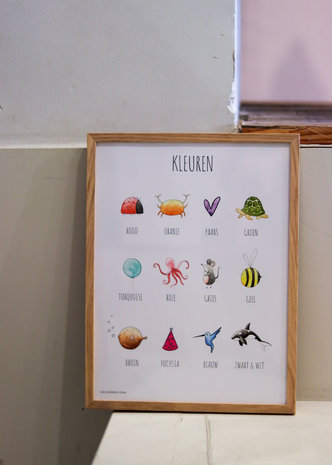 Juulz Juulz  : kleuren poster 21x30