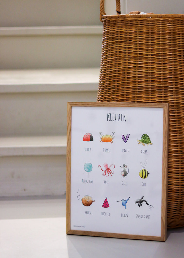 Juulz Juulz  : kleuren poster 21x30