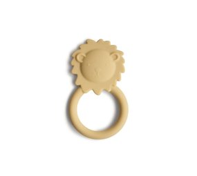 Mushie Mushie | Teether lion | Soft yellow Mushie Mushie | Teether lion | Soft yellow