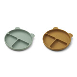 Liewood Liewood | Merrick divider plate 2-pack | Peppermint/golden caramel mix Liewood Liewood | Merrick divider plate 2-pack | Peppermint/golden caramel mix
