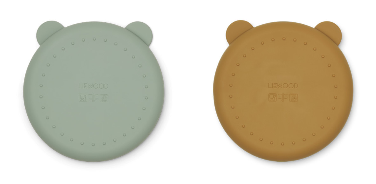 Liewood Liewood | Merrick divider plate 2-pack | Peppermint/golden caramel mix Liewood Liewood | Merrick divider plate 2-pack | Peppermint/golden caramel mix